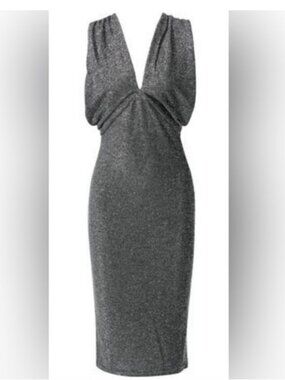 NWT WALTER BAKER | Jolie Dress Silver Sz S